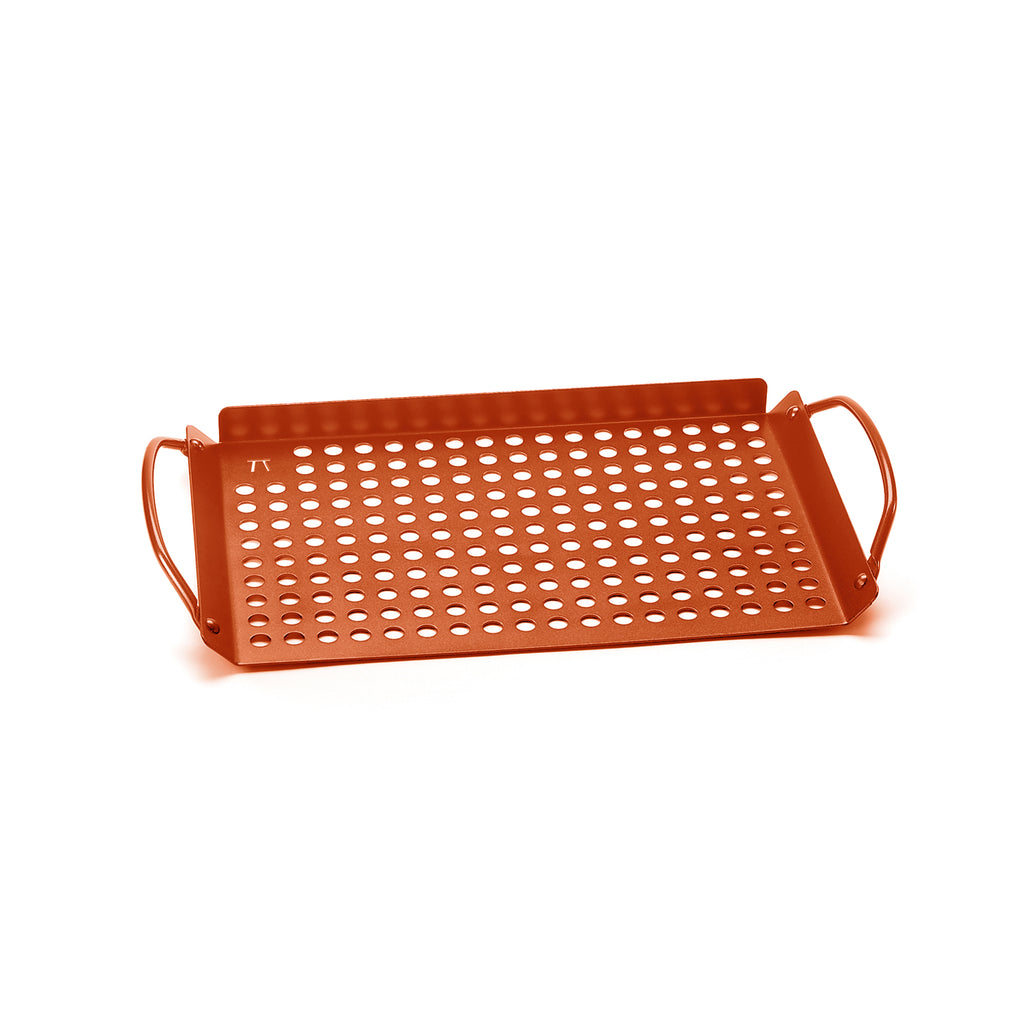 Outset Copper Non-Stick Grilling Tray, 7x11"