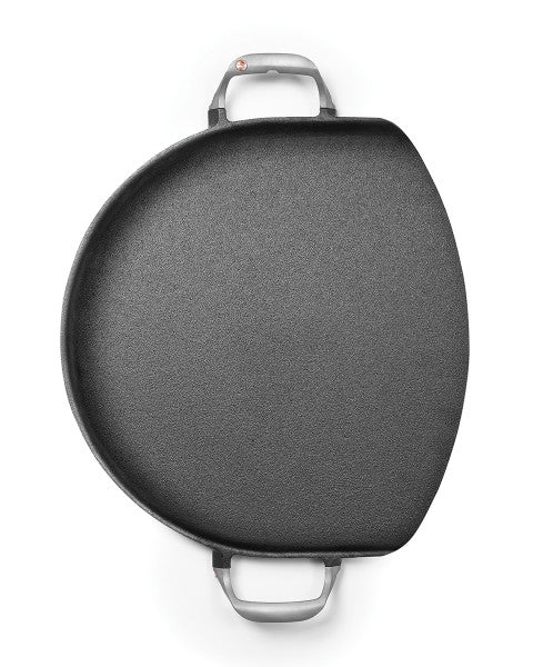 Cast Iron Grill Skillet With Forged Handles, 14"