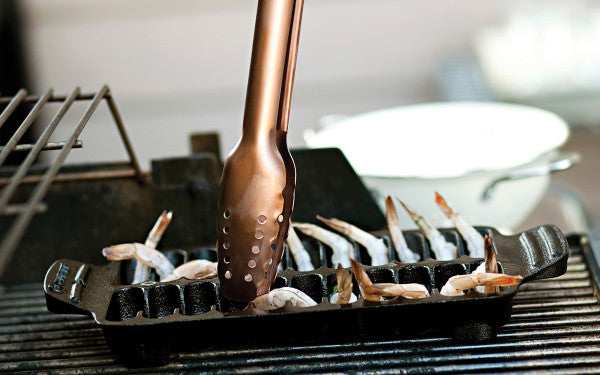 Lux Collection Copper Grill Tongs
