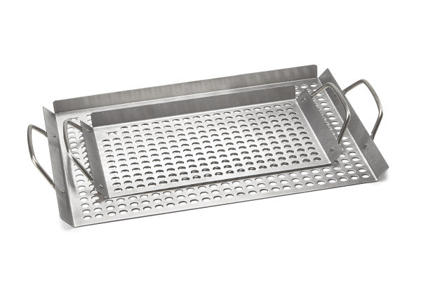 Outset 76630 Grill Topper Grid, Set of 2, Stainless Steel