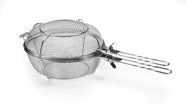 Stainless Steel Jumbo Mesh Grill Basket