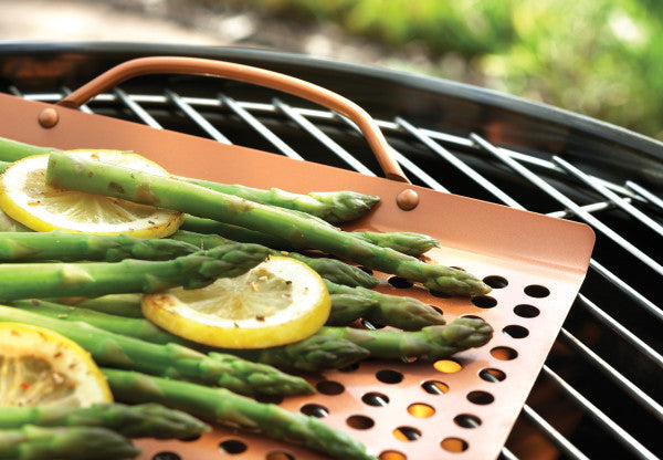 Large Copper Grill Grid With Handles, Non-Stick