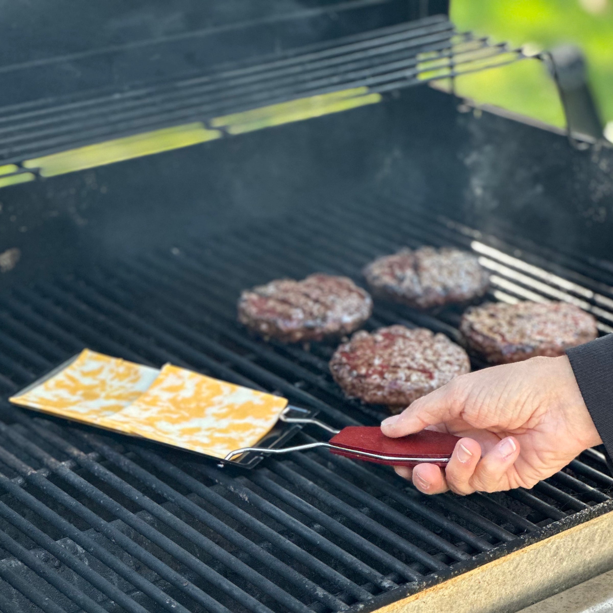 Outset Non-Stick Cheese Melt Pan, Carbon Steel Raclette | Outset 