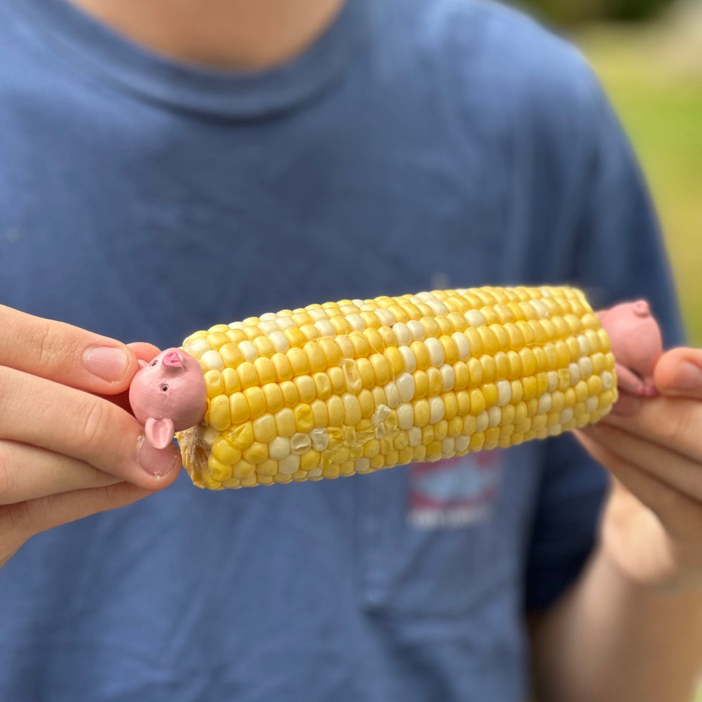 Outset Piglet Corn Holders, Set of 4 Pairs