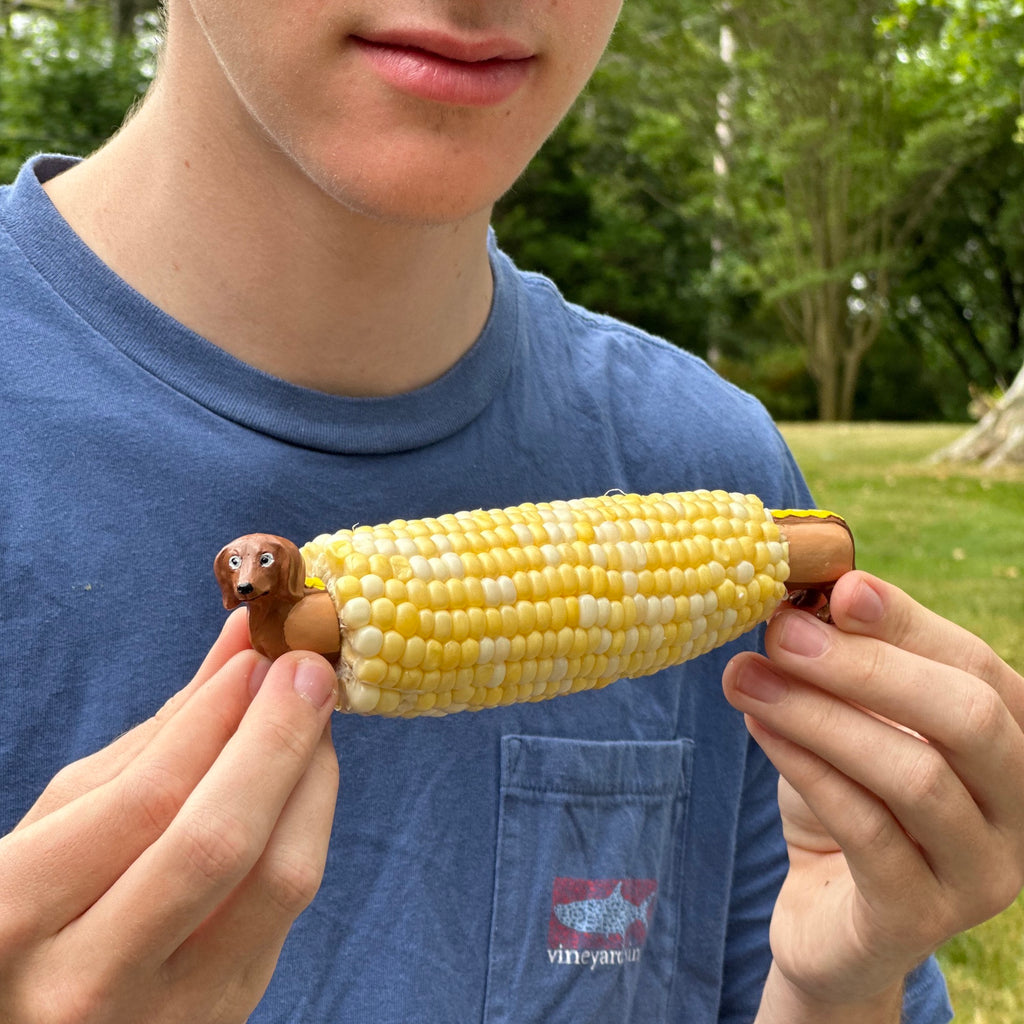 Outset Dachshund Corn Holder, Set of 4 Pairs