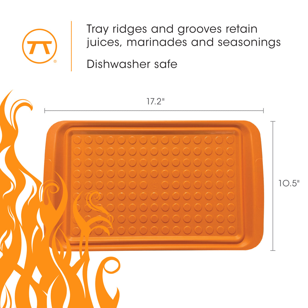 Outset Large Grill Prep Trays, Set of 2