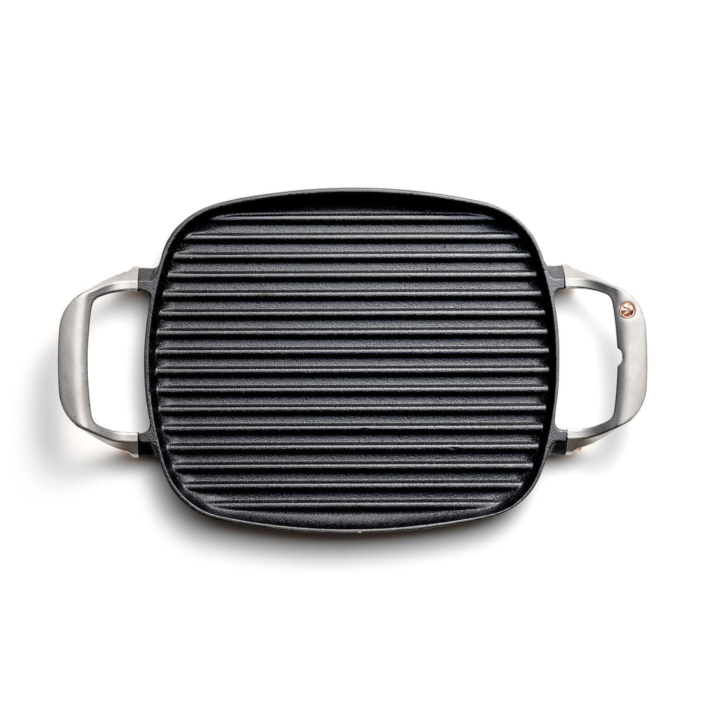 Outset Cast Iron Grill Pan With Ridges