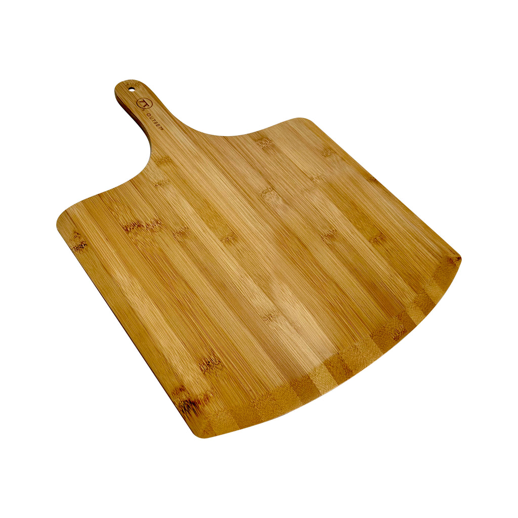 Outset Extra Large Wooden Pizza Peel, Bamboo, 18" x 14"