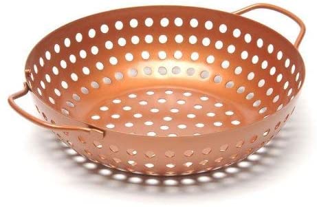 Non-Stick Round Copper Grill Wok