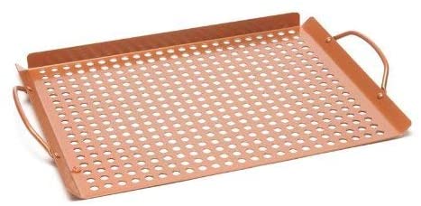 Large Copper Grill Grid With Handles, Non-Stick