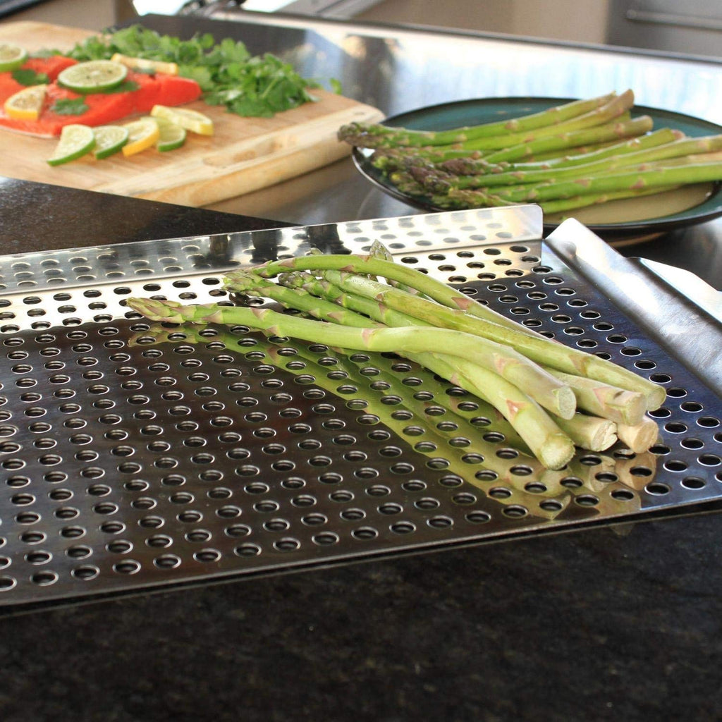 Large Stainless Steel Grill Grid With Handles