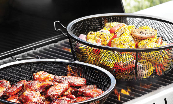 Non-Stick Mesh Grill Basket and Skillet