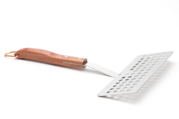 Stainless Steel Fish Spatula With Rosewood Handle