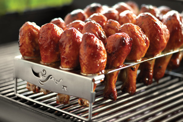 Jalapeno Grillrost Mit Entkerner – Edelstahl, 36 Löcher Für Gefüllte Paprika & Hähnchenbeine | Für BBQ, Smoker & Ofen