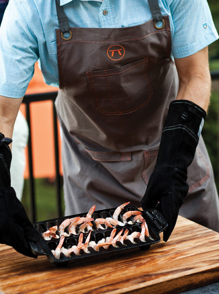 Cast Iron Shrimp Grill Pan