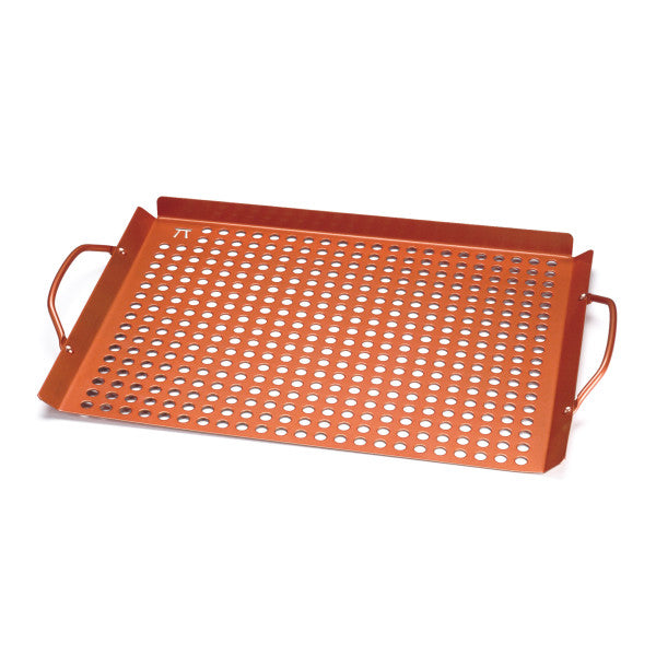 Large Copper Grill Grid With Handles, Non-Stick